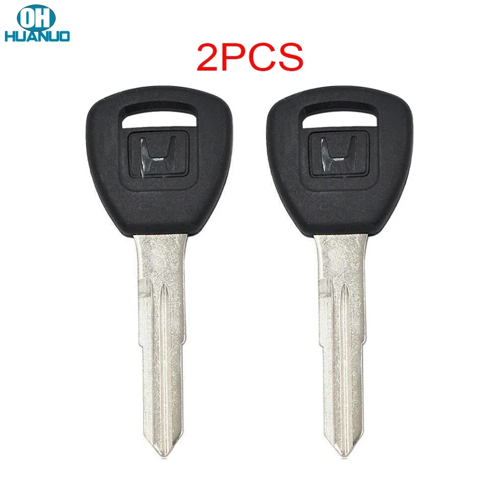 Car Key 2pcs Transponder Key for Honda Accord Civic Odyssey 98 99 00 01 02 id13 chip