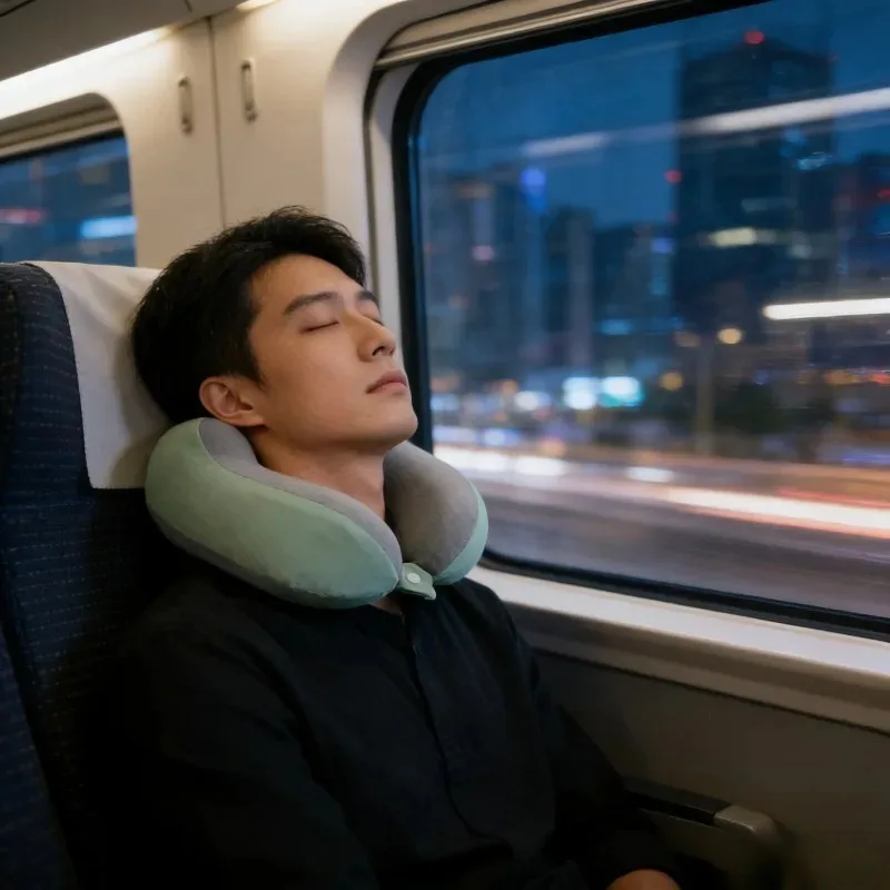 도매 슬로우 리바운드 U자형 여행용 목베개 경추 지지 비행기 자동차 사무실 낮잠 수면 편안함 필수품