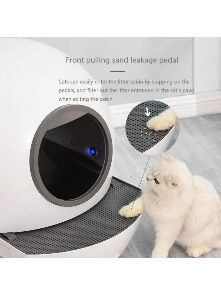 Automatic smart cat litter box, fully enclosed deodorizing cat toilet, automatic shoveling, UV sterilization pet supplies