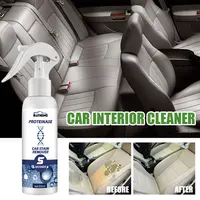 Nettoyant mousse multi-usages pour livres, agent injuste, élimination des taches, mousse, auto, intérieur, outils, fournitures de voiture, 100 ml, 30ml 2