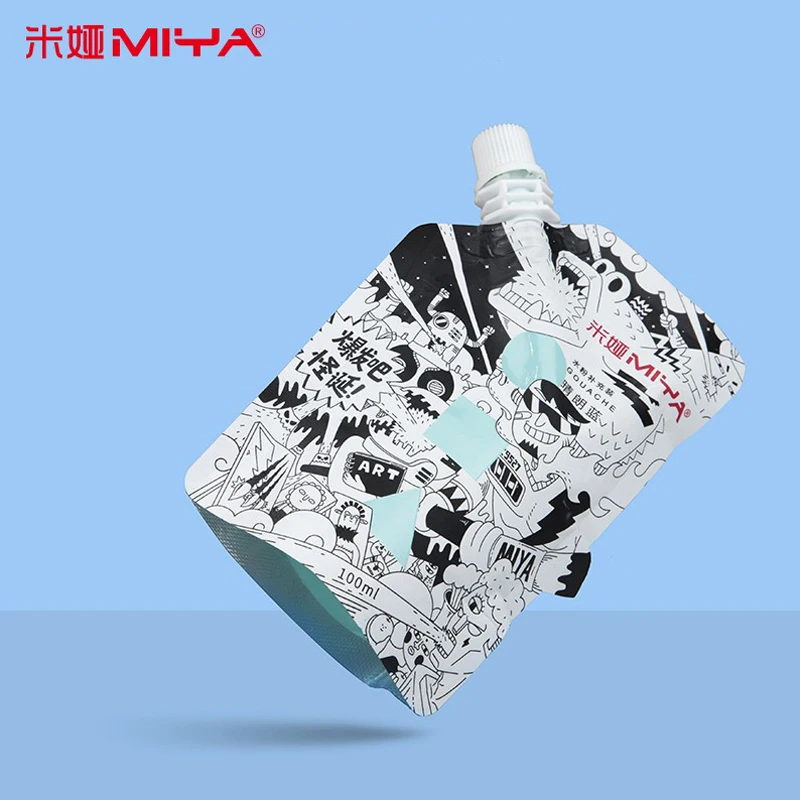 1Pc 100ml MIYA HIMI Jelly Gouache Paint Refill Non Toxic Paints for Artists Students Opaque Painting Art Supplies for Artist gouache pigment