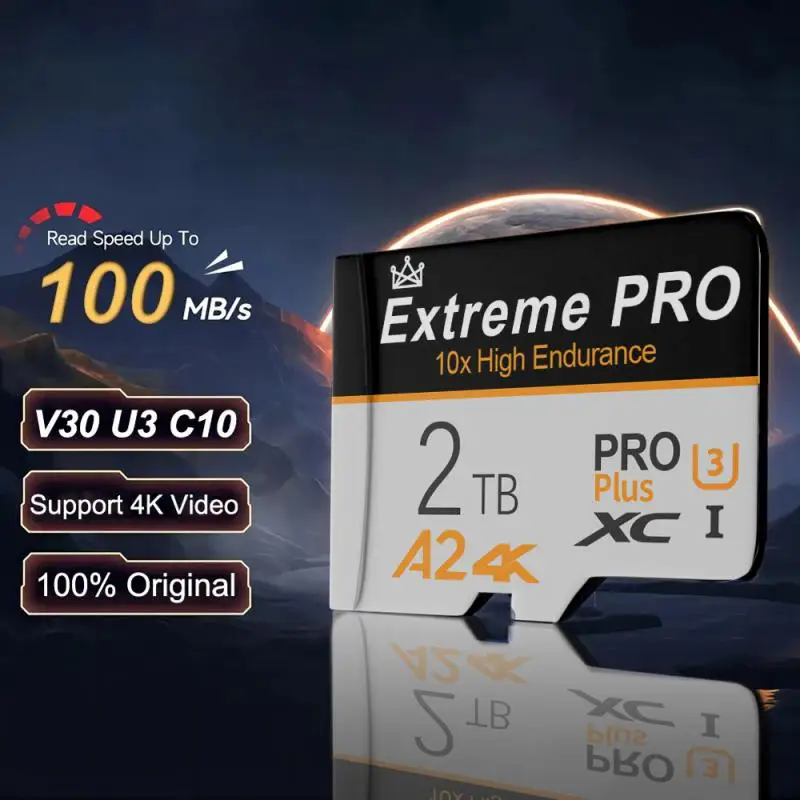 Scheda Di Memoria Sd Da 2Tb 64Gb 128Gb Sd/Tf Flash Card Mini Sd Card Uhs-1 Scheda Di Memoria Flash Con Pacchetto Adattatore Sd Gratuito