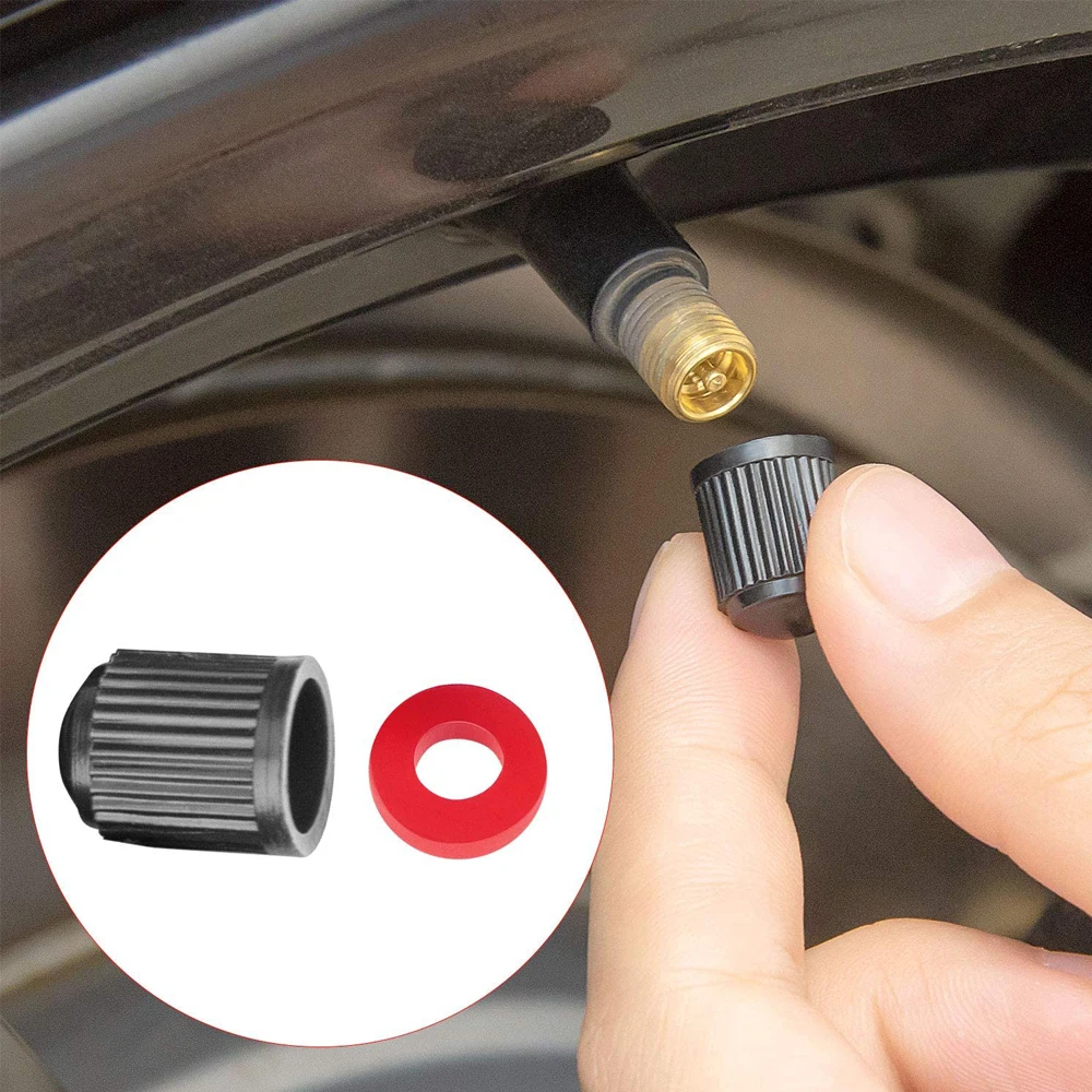 Premium Universal Tire Valve Caps with O-Ring Seals - Pack of 500