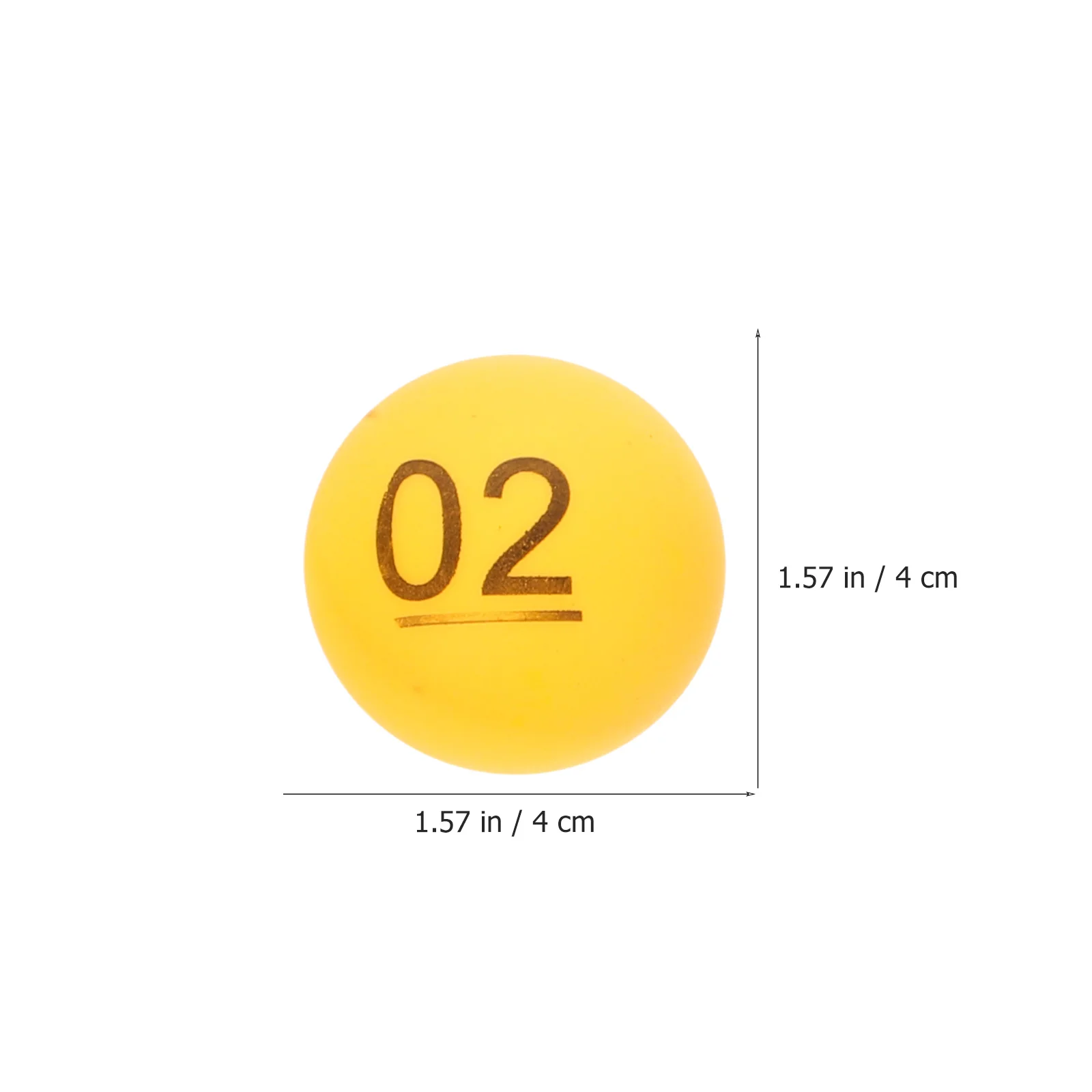 10 Pcs Football Cards Color Number Lottery Box Selection Party Draw Table Tennis Raffle Balls New Material Pp