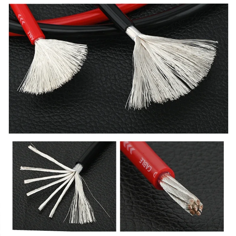 DIY OCC Silver Plated HiFi Audio Cable Machine Inner Line AC Power Cord ...
