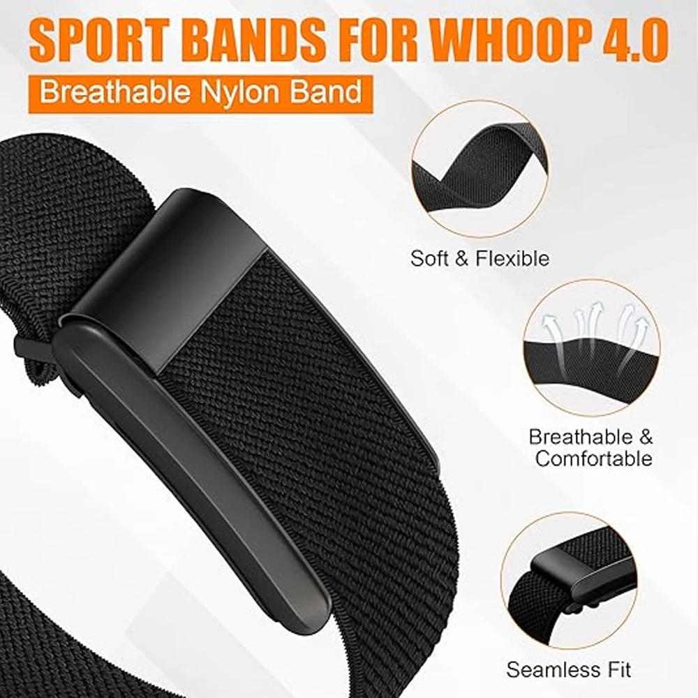 Stretchy Nylon Sport Strap and Cover - Smartwatch Replacement Bracelet