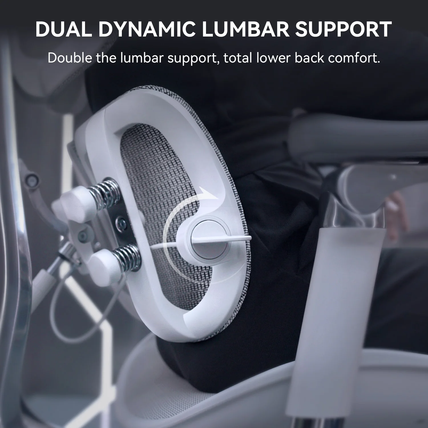 SIHOO Doro S300 Ergonomic Office Chair Computer Chair with Dual Lumbar Support 6D Armrests Adjustable Rolling Mesh Gaming Chair 4