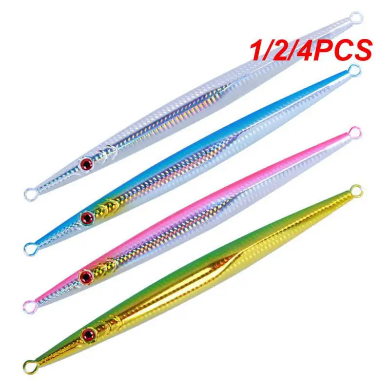 

1/2/4PCS NEW ModelMetal Fishing Lure 60g 80g 100g 120g 150g Hard Lure Fishing Metal Jig SaltWater Sea Fishing Wobbler Lure