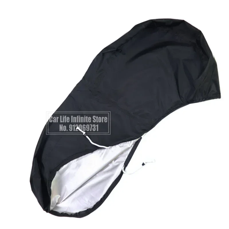 Outboard Motor Cover 420D 6-225HP Yacht Half Outboard Motor Engine Boat Cover