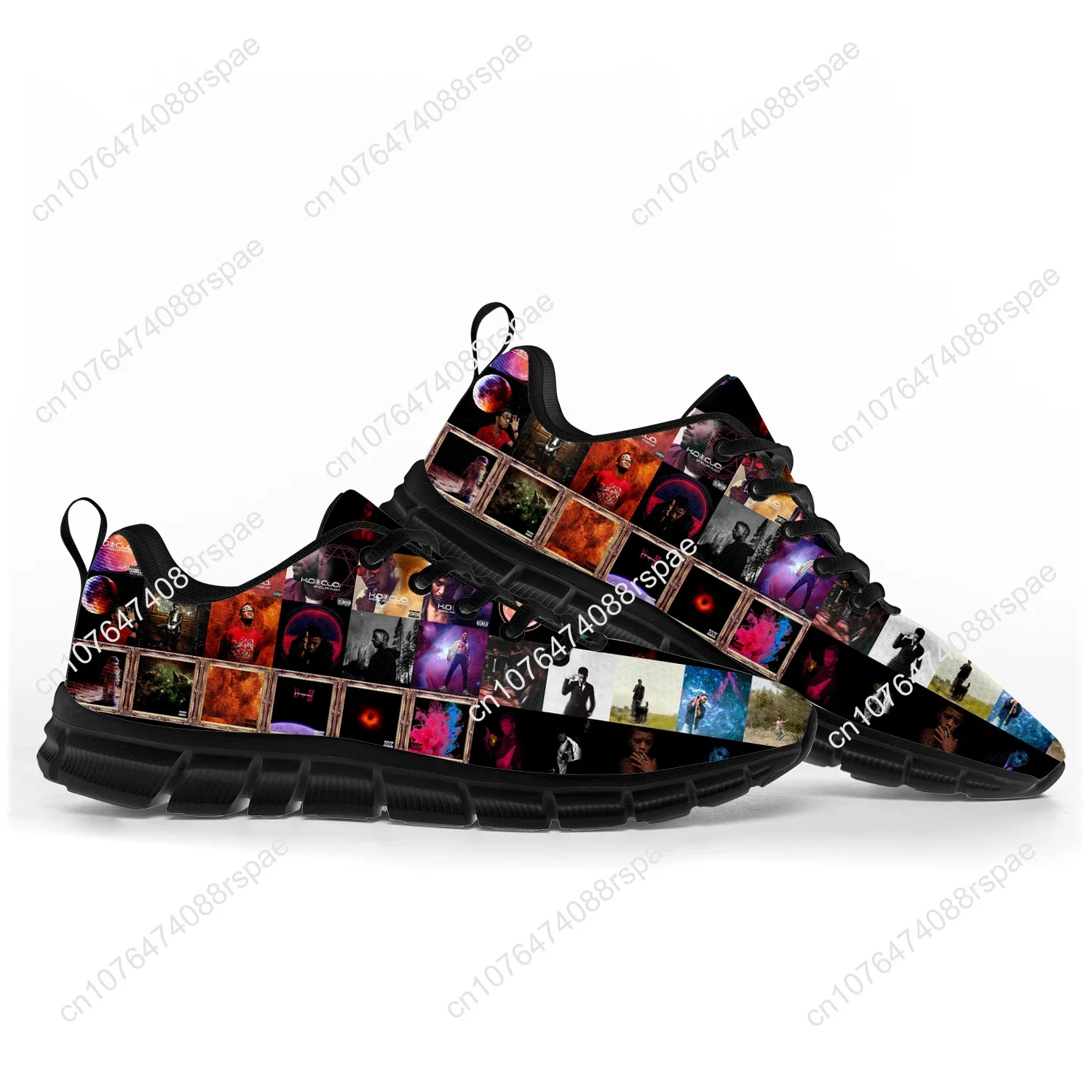 Kid Rapper Cudi Fashion Sports Shoes Mens Womens Teenager Kids Children Sneakers Casual Custom High Quality Couple Shoes Black