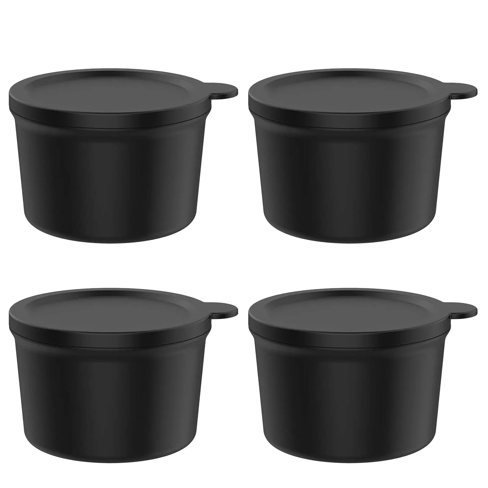 4pc Replacement Silicone Ice Mold And Lid Compatible For KitchenAid Ice Shaver Molds Shaver Cups Snow Cone Shave Stand Mixer
