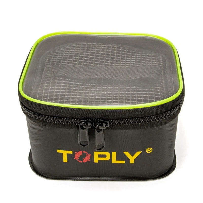 

Утолщенная Портативная сумка для хранения TOPLY, 1 шт., коробка для рыбы, для приманки, для улицы, для кемпинга, набор прочного ведра с сеткой