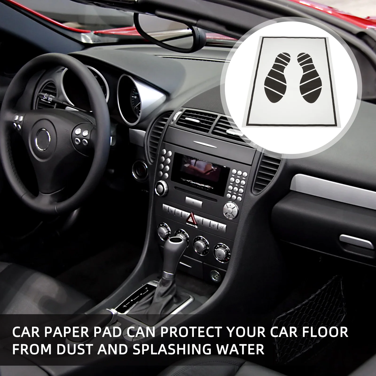 50pcs Protective Auto Floor Mats Disposable Paper Car Mats Paper Foot Mats  Vehicle Floor Pads - AliExpress