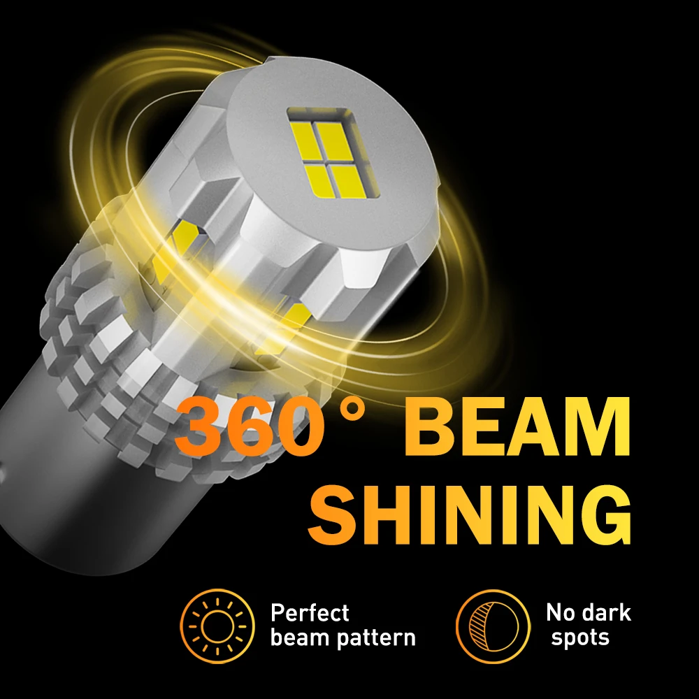 OXILAM LED CANbus   DRL ְ    , Ba15s LED 12V 7506 1156 P21W, 6000K ȭƮ, 2 