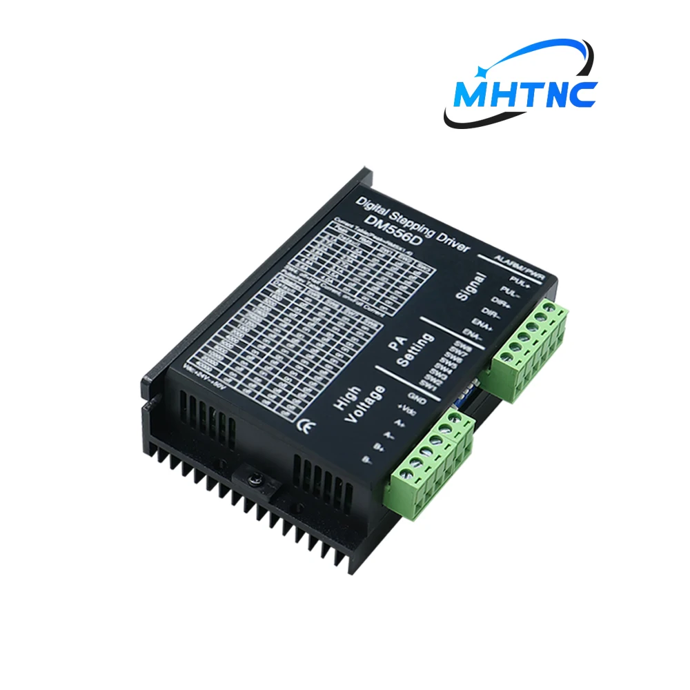 DM556D 2 Phase Microstep Motor Driver 24-50V DC 1.5-5.6A Suitble for NEMA17 NEMA23 Stepper Motor Controller 42 57 Stepper