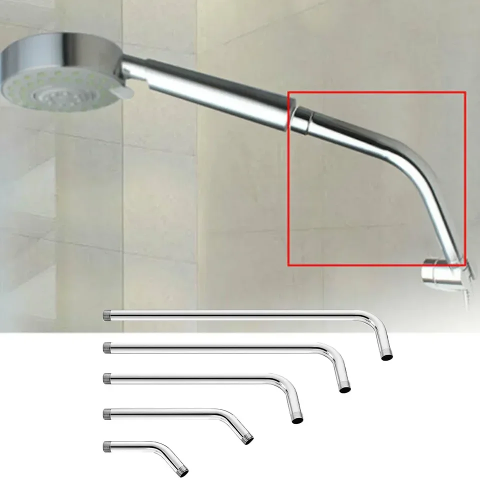 Manguera De Ducha De Acero Inoxidable Montada En La Pared Para Cabezal De Ducha Tipo Lluvia - Montada En La Pared O El Techo Para El Baño (25 Cm) | Leroy Merlin