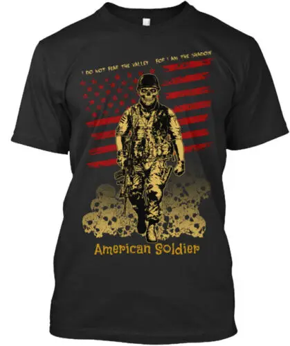 

American Soldier Limited T-Shirt Made in the USA Size S to 5XL