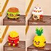 Food styling, mini building block toys, fruit stacking, desktop decoration, collection, collage, cute models, Christmas gifts 3