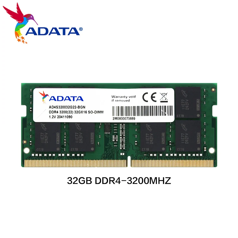 기존 ADATA Premier Memoria RAM DDR4 3200MHz 2666MHz 8GB 16GB 32GB SO-DIMM 컴퓨터 노트북 노트북 용 랜덤 액세스 메모리