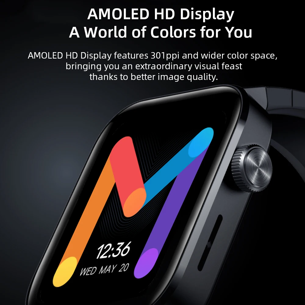 (  us) Mibro T1 Ʈ ð  ȭ 1.6 ġ AMOLED ȭ    ڵ      Ʈ ġ
