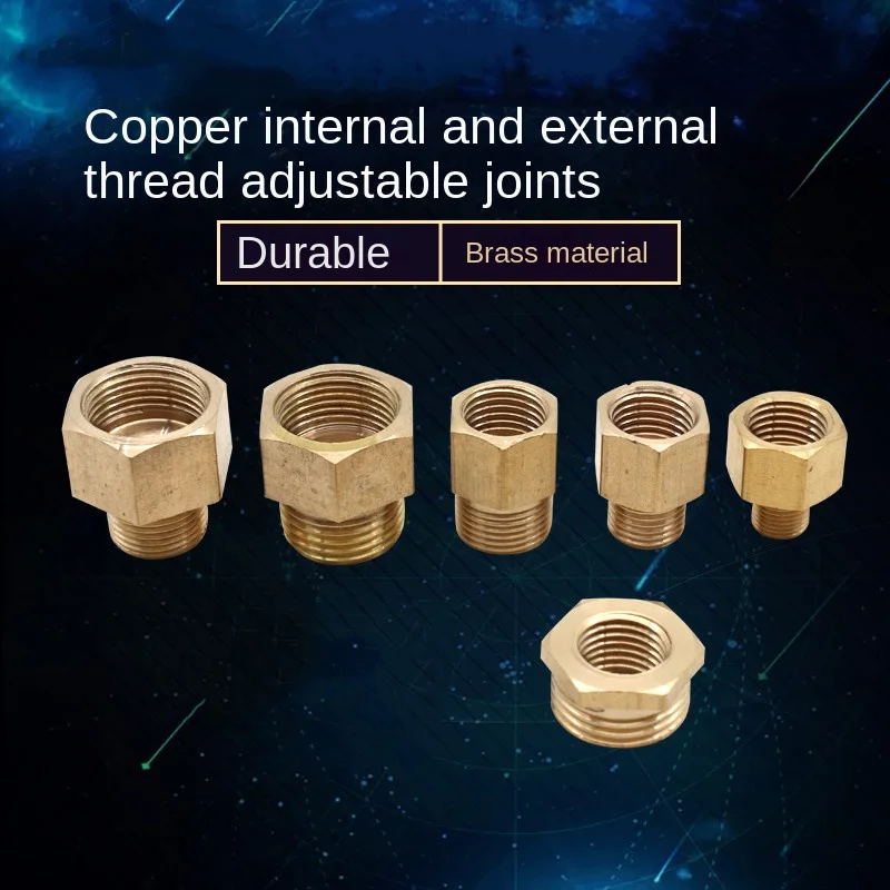 

Pure Copper Cross over Sub Core Connector Reducing Internal and External Thread M20 * 1.5 Turn 4 Points M14 Turn 2 Points 3 P