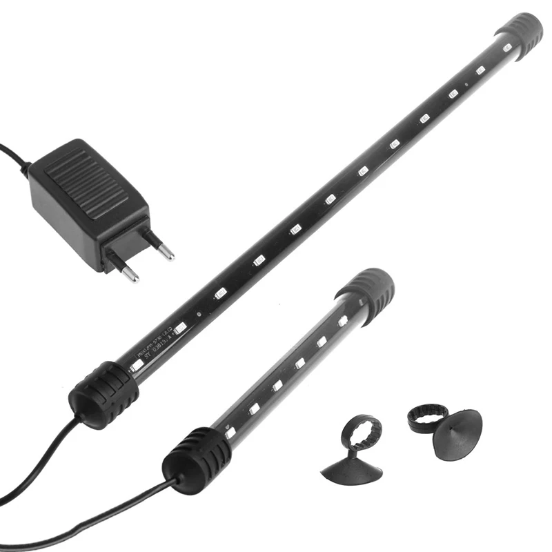 

LED Aquarium Light Submersible Fish for Tank Lights with Suction Cups Lighting B