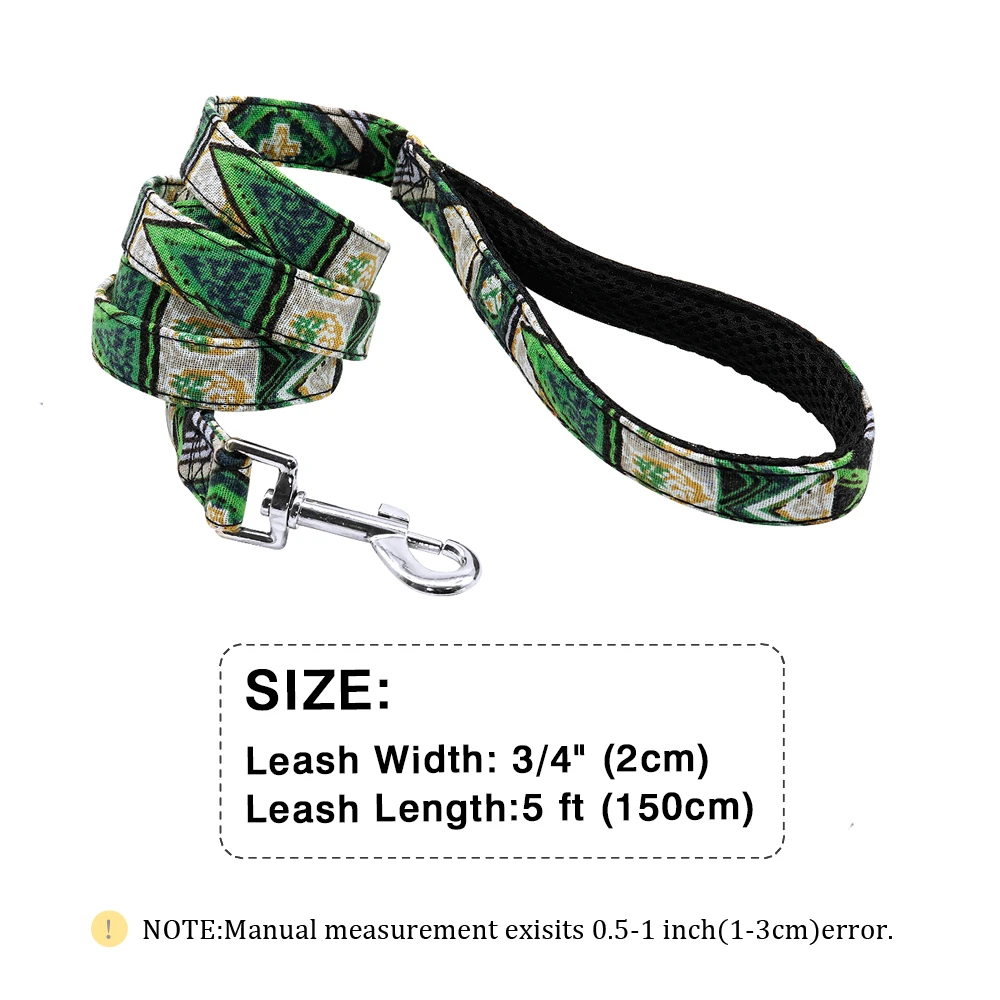 Fashion Nylon Dog Leash Printed Dogs Leashes For Small Medium Large Dogs Soft Pet Walking Lead Rope Chihuahua Pitbull Bulldog 