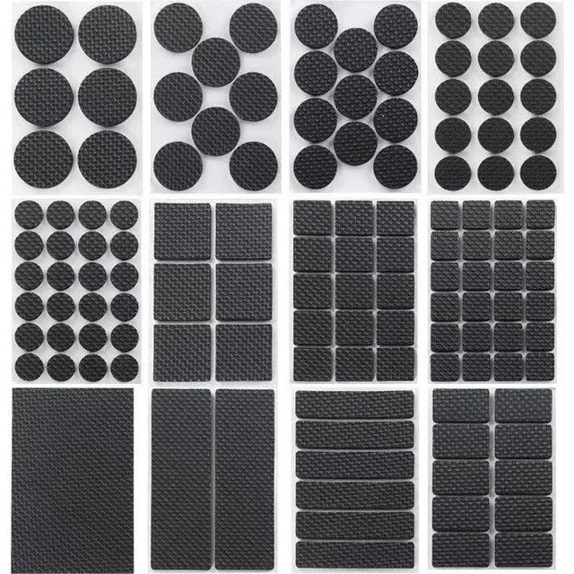 Antidérapant auto-adhésif meubles EVA Table chaise pieds coussinets rond carré canapé chaise jambe tapis collant protecteurs de sol tapis 1