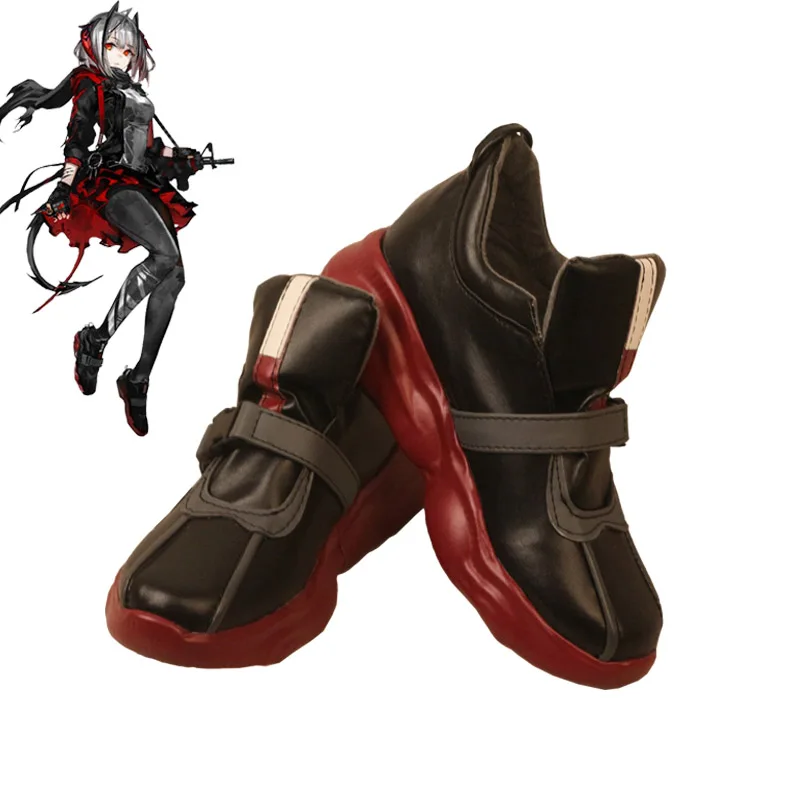 

Anime Game Arknights Operator W cosplay Party Shoes Game Cosplay boots Fancy Short Boots Custom-made