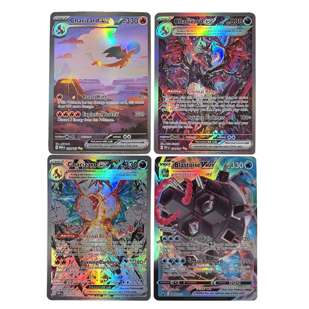 ポケモンカードホログラフィックリザードン Ex GX タツノオトシゴ VMAX