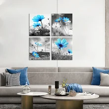 Color Floral Painting Gifts Living Room Background Posters and Canvas Prints Decoration Wall Art Canvas Painting Room Home Decor