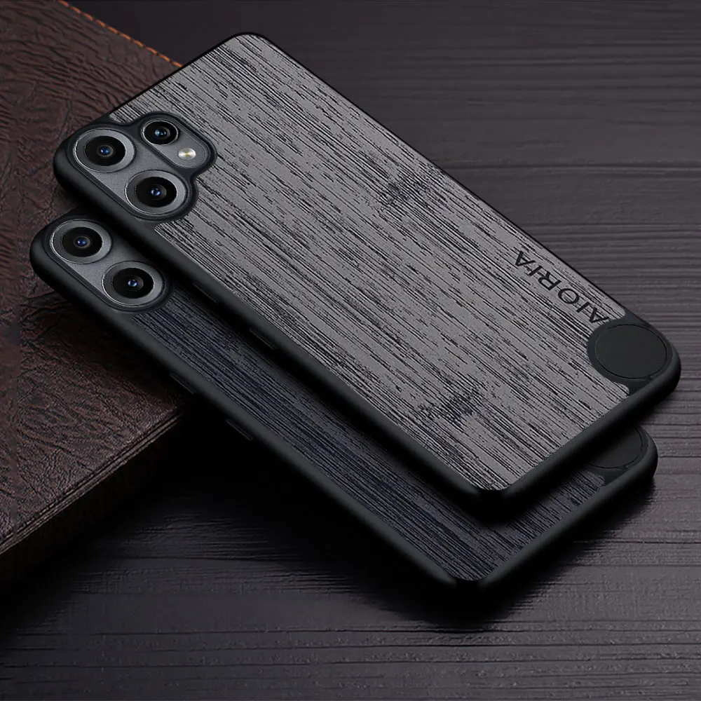 Luxury Bamboo Pattern Leather Phone Case - Premium Cover