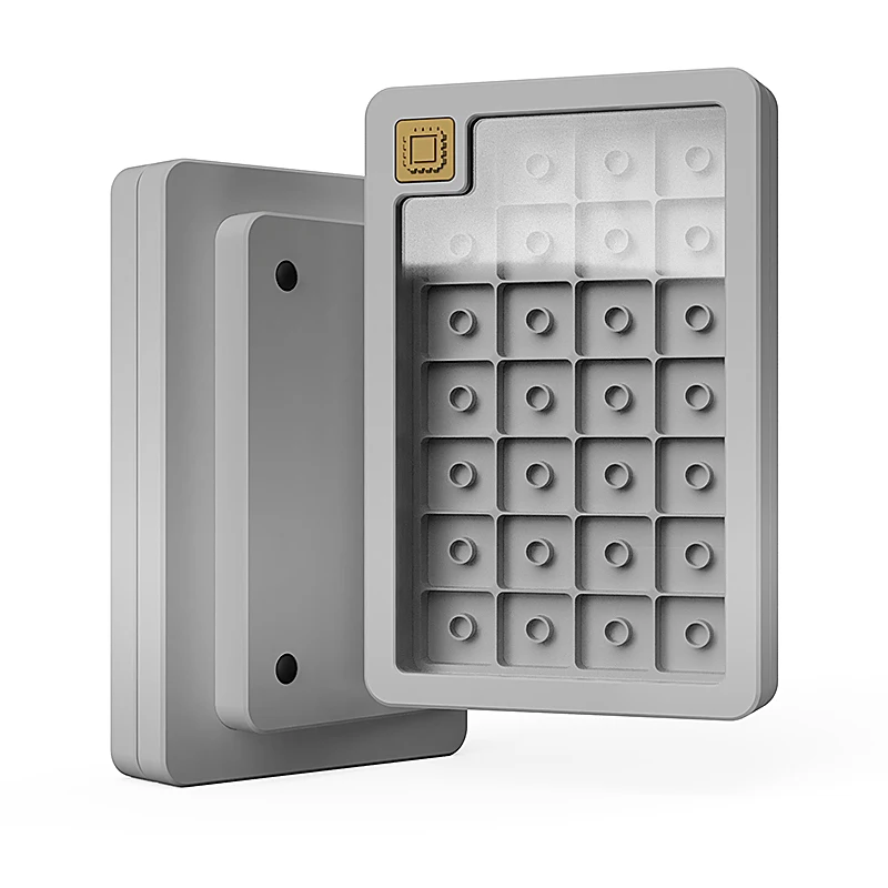 Echome-case de Armazenamento Personalizado Keycap Caixa de pó Personalizado Resina de Alumínio Keycap Decoração Desktop Acessórios de Jogos - Imagem 3