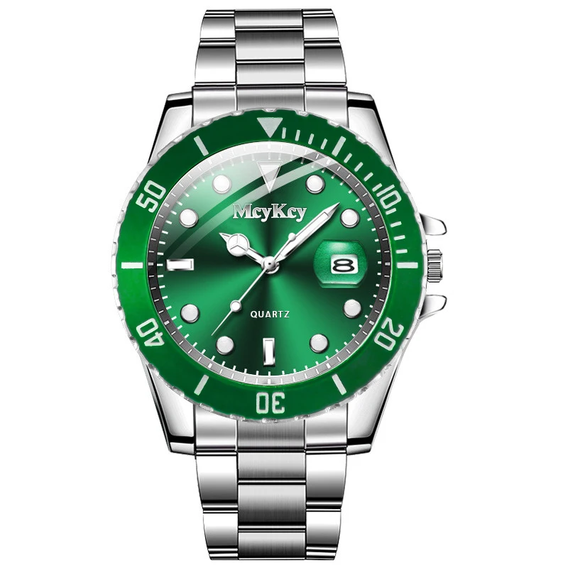 Luxo grande mostrador masculino relógios de negócios calendário moda relógio de quartzo masculino reloj hombre