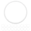 30 Pcs Plastic Rings Hoops For Crafts Dream Catcher Floral Wreath Circle Home Decor Wind Chimes Hanging Garland 1