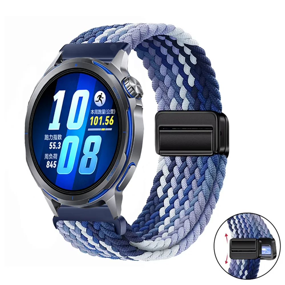 Magnetic Nylon Watch Strap – 20mm/22mm Versatile Wristband Bracelet