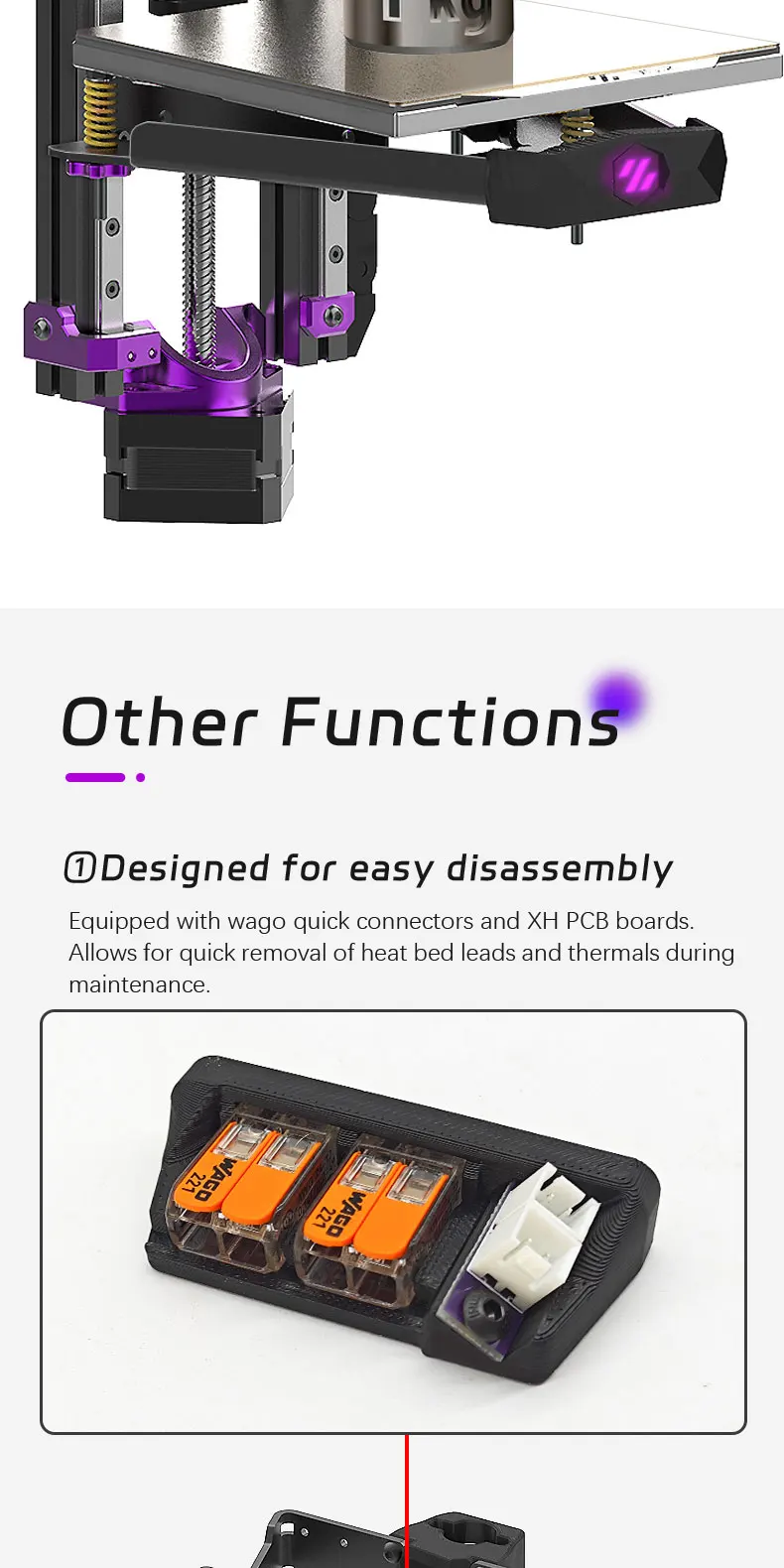 Impressora 3D Kits de Atualização, Voron 0.2, V0, V0.1, V0.2