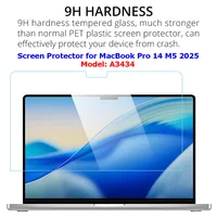 Screen Protector for 14Inch MacBook Pro 14 2025 Released M5 Model A3434 Tempered Glass for MacBook Pro14 M5 2025 NoteBook Film - Image 4