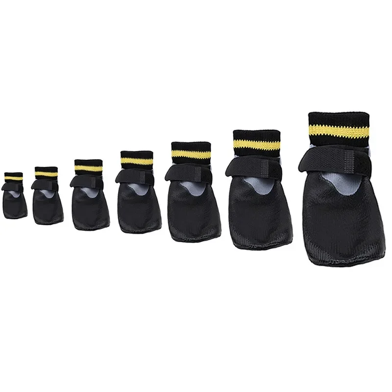 Title 8, 4Pcs/Set Outdoor Waterproof Dog Socks Rain Wear...