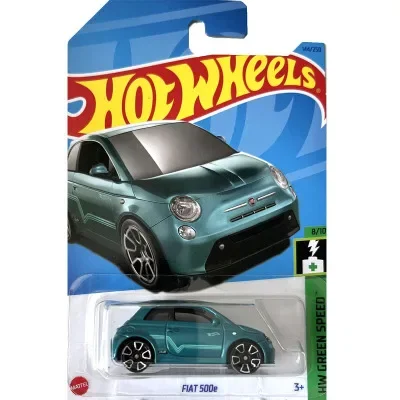 2024 Original Hot Wheels Car FIAT 500e Children Boys Toys for Kids