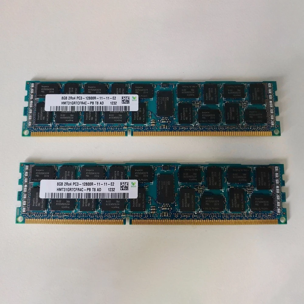 1Pcs 8GB 8G 2RX4 PC3-12800R 1600MHZ DDR3 1600 Memory For SK Hynix RAM HMT31GR7CFR4C-PB 6 1Pcs 8GB 8G 2RX4 PC3-12800R 1600MHZ DDR3 1600 Memory For SK Hynix RAM HMT31GR7CFR4C-PB - Image 4