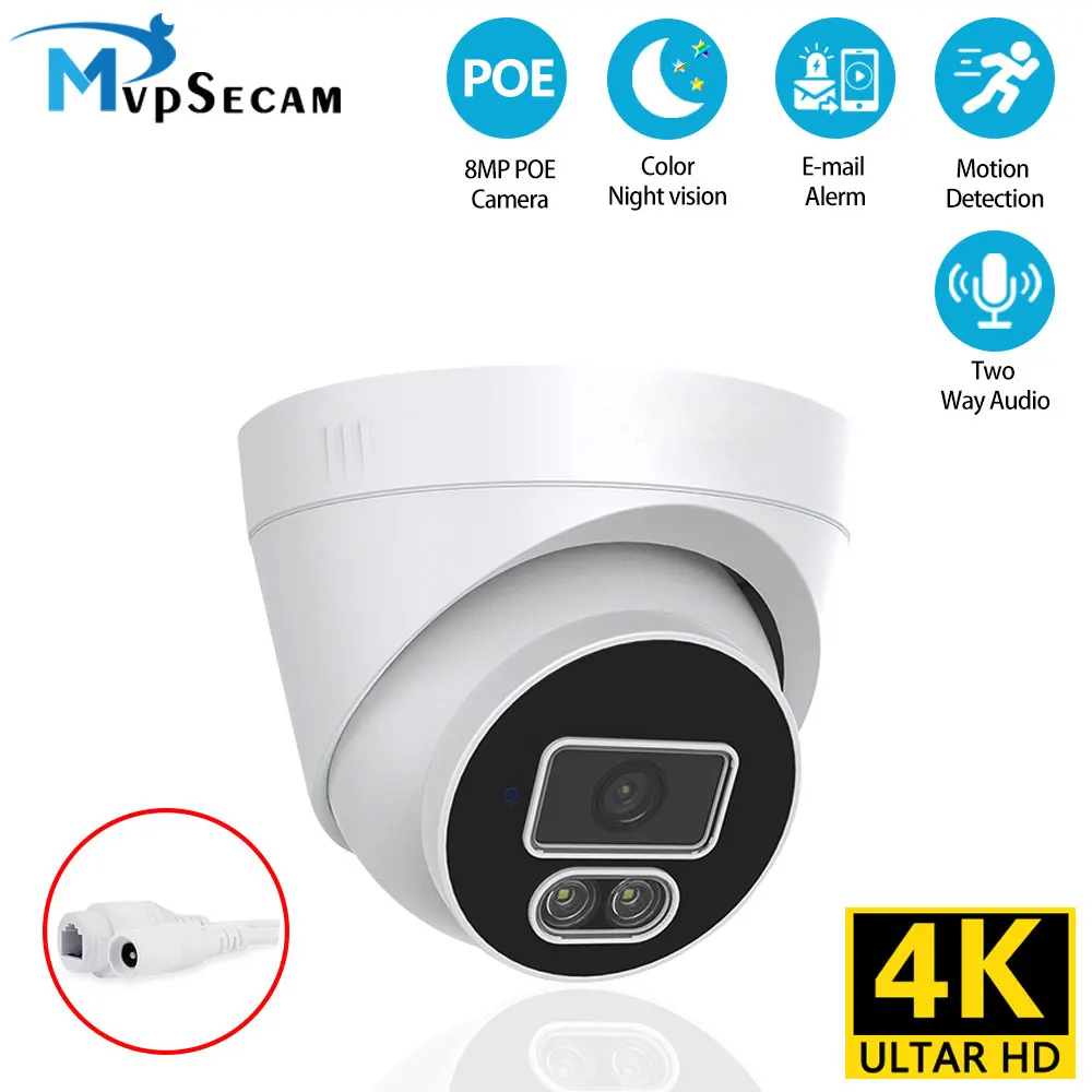 Dome Surveillance 4k Camera Dome Security Camera 4k 8mp 4k Poe