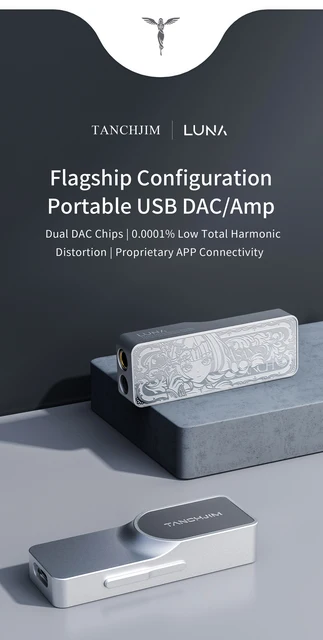 TANCHJIM LUNA 限定版 ポータブルUSB HIFI ヘッドホンアンプ