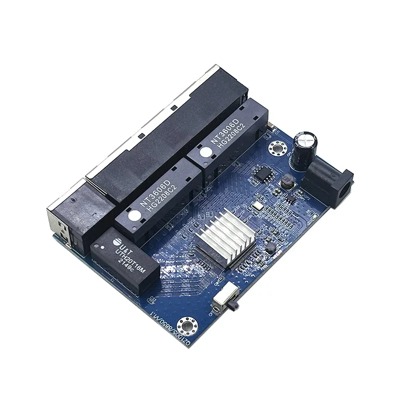 이더넷 네트워크 산업용 스위치 모듈, 5 포트, 10, 100, 1000M, 5V-16V