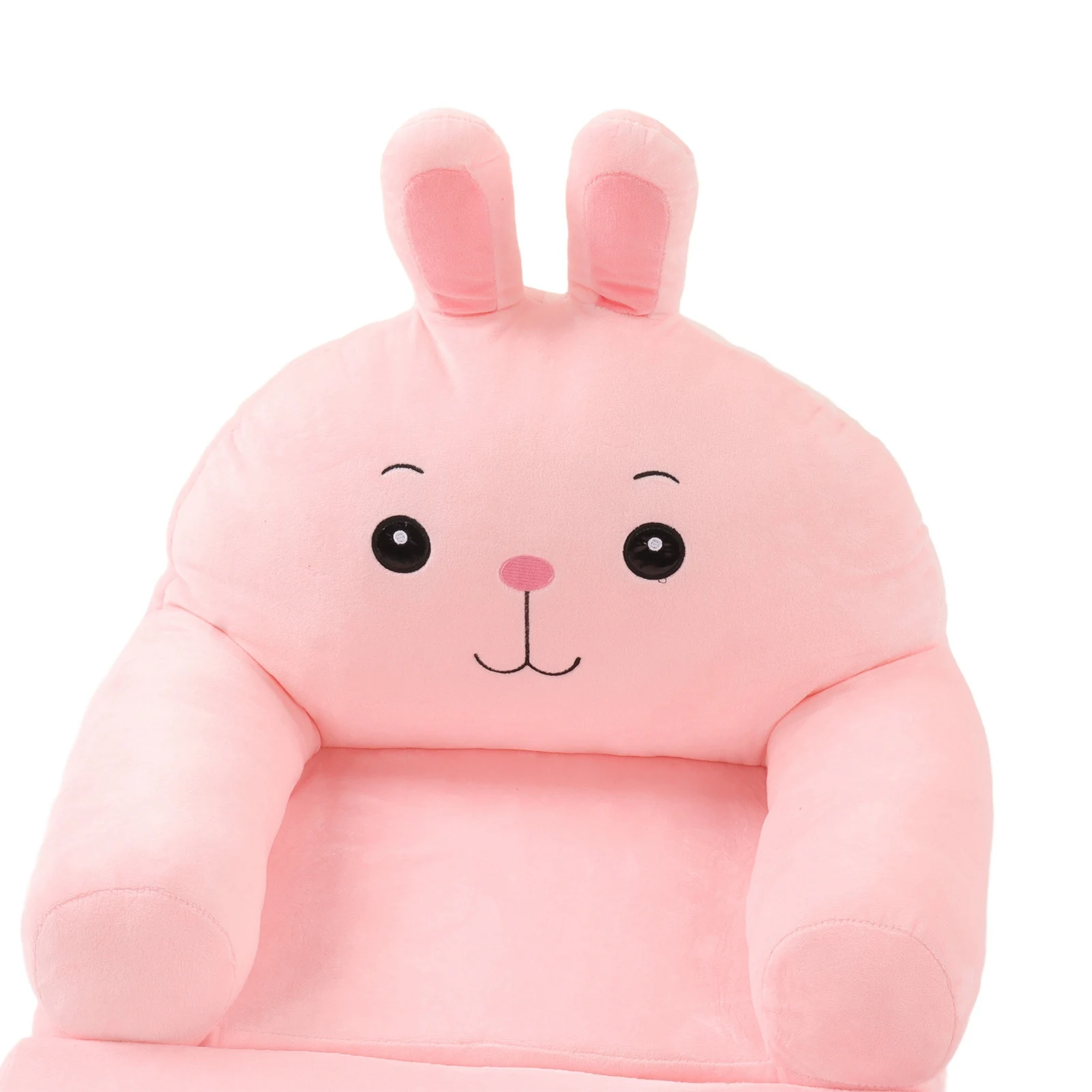 【Kid】Cartoon Foldable Kids Sofa Comfortable Cute Shape Washable Humanize Kids Foldable Sofa Bed Wide Armrest for Bedroom - 5