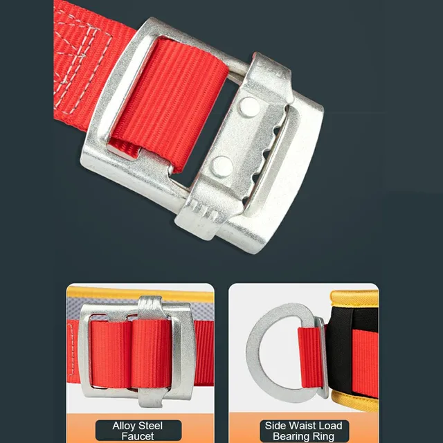 Imbracatura Sicurezza Anticaduta Q&Z - Limite 100 Kg, Certificata CE, Per Lavori In Altezza - Foto 3