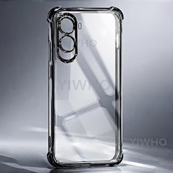 Sleek Transparent Black Phone Case with Soft TPU Protective Cover for Poco C71