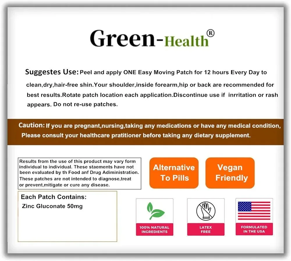 Estrogen Patch Berberine Transdermal Support Immune System 30 Patches One Month Supply