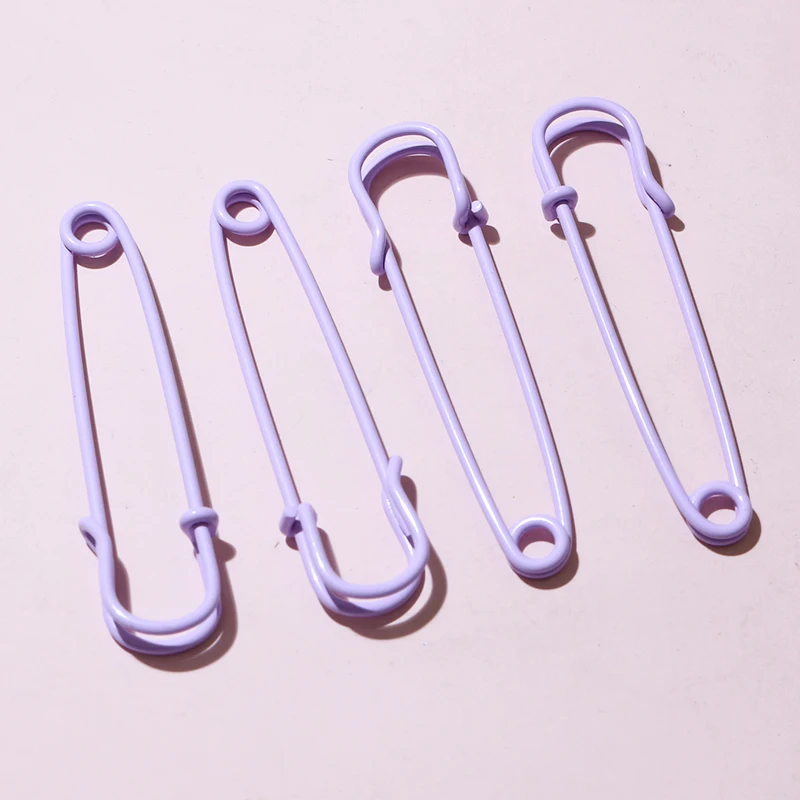 50 Spille Da Balia Di Sicurezza Nere - Grandi 3.8 Cm (1.5 Pollice) Per Cucito, Orli E Fai Da Te