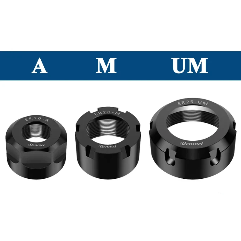 Spring collet Spring collet chuck Collet chuck holder Collet block holder Engraving collet chuck Collet chuck Wrench nut collet Collet clamping tool CNC ER OzNut Collet Porca Er8 ER11 ER16 ER20 ER25 ER40 Er32 Um/M/A Nut Sk10 Sk06 Ger16 Ger20 Oz20 Isoer16ms Oz25 Collet Nut